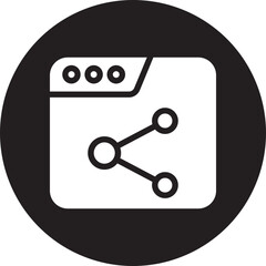 share glyph icon