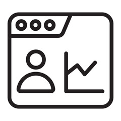 stats line icon