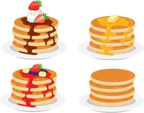 vector pancake stacks