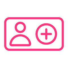 Fototapeta premium follower gradient icon