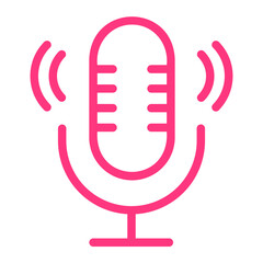 microphone gradient icon