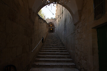 Cave of Machpela and Patriarchs in Hebron, located in West bank, Israel. 21 April 2022