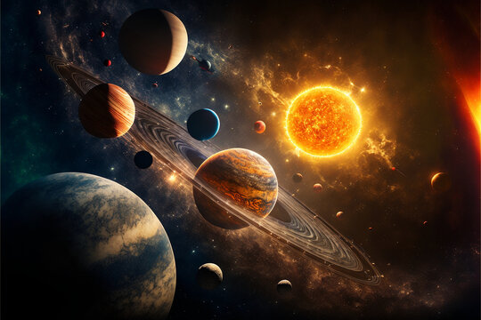 Solar System Generative AI © KayMDesign