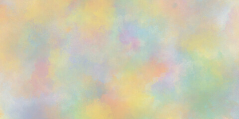 Abstract watercolor background with stains, soft and pastel watercolor paper texture with smoke and splashes, watercolor background for any decorative and creative design.	