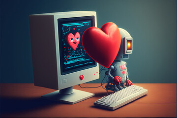 Techy Valentines Day Generative AI