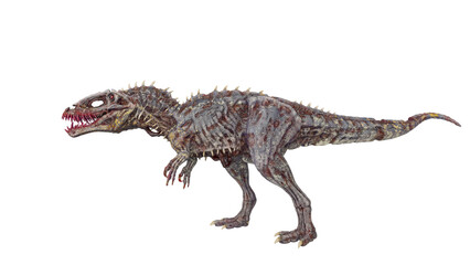 giganotosaurus is a zombie in walking for some action