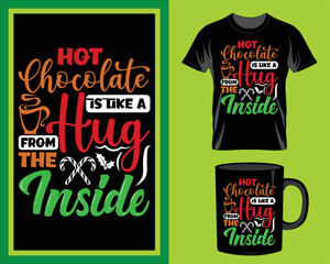 Christmas quote t-shirt and mug design vector for the print item, POD vector, Christmas typography vector