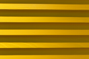 Yellow carved wall. Light and shadow