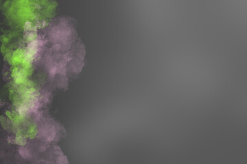 Abstract wipe light smoke on pink orange magenta red gradient background