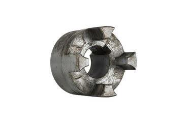 Steel link from hydralic motor