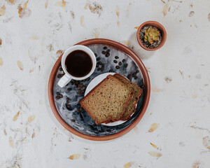 decorative clay plates with aesthetic tones, product photography