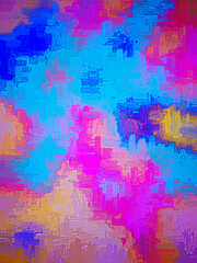 colored abstraction for desktop screensavers and backgrounds