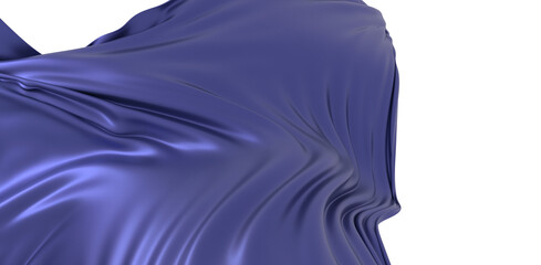 Abstract blue wave pattern, illustration