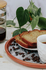decorative clay plates with aesthetic tones, product photography