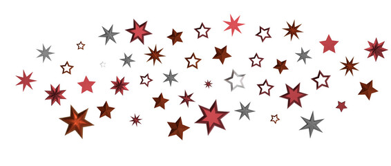 stars background, sparkle lights confetti falling. magic shining Flying christmas stars on night