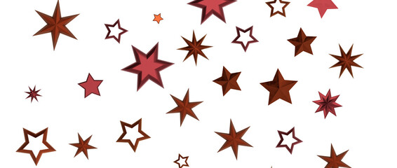 stars background, sparkle lights confetti falling. magic shining Flying christmas stars on night