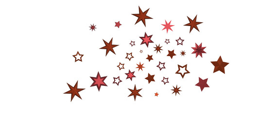 stars background, sparkle lights confetti falling. magic shining Flying christmas stars on night