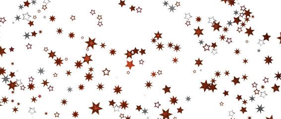 stars background, sparkle lights confetti falling. magic shining Flying christmas stars on night