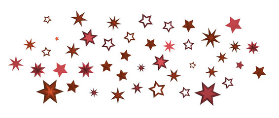stars background, sparkle lights confetti falling. magic shining Flying christmas stars on night
