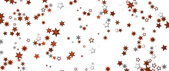 stars background, sparkle lights confetti falling. magic shining Flying christmas stars on night © vegefox.com