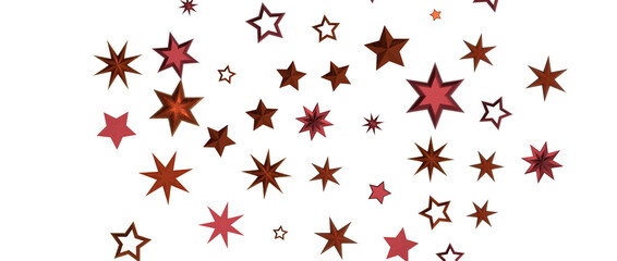 stars background, sparkle lights confetti falling. magic shining Flying christmas stars on night