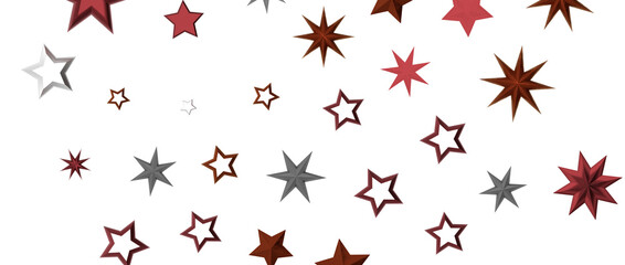 stars background, sparkle lights confetti falling. magic shining Flying christmas stars on night
