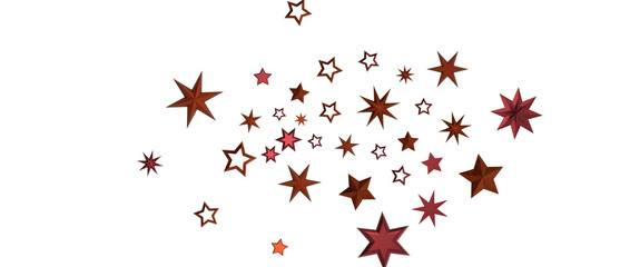 stars background, sparkle lights confetti falling. magic shining Flying christmas stars on night