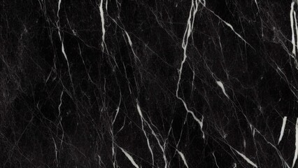 Naklejka na ściany i meble Dark marble texture with white veins. Creative marble texture for floor tiles.