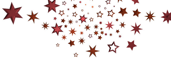 stars background, sparkle lights confetti falling. magic shining Flying christmas stars on night