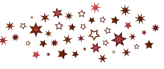 stars background, sparkle lights confetti falling. magic shining Flying christmas stars on night