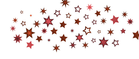 stars background, sparkle lights confetti falling. magic shining Flying christmas stars on night