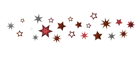 stars background, sparkle lights confetti falling. magic shining Flying christmas stars on night