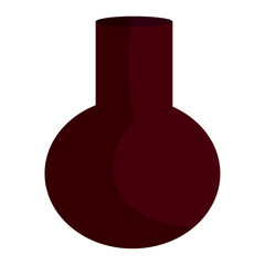 Isolated colored ceramic vase icon Vector