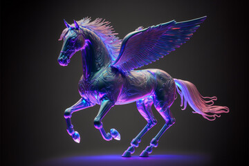 Iridescent Pegasus - Generative AI