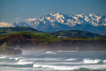 Cantabria coastline.