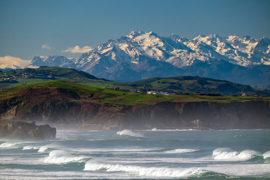 Cantabria coastline.
