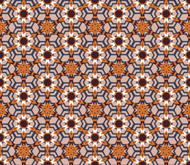Geometric pattern. Seamless vector background. Ethnic graphic design.	