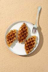 Croffle on the plate