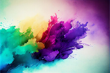 Abstract color background watercolor paint texture imitation