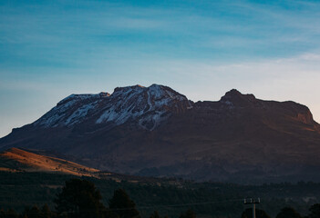 Volcán iztaccihuatl México, Parque Izta-popo, la joya iztaccihuatl, volcán mexicano nevado, volcán blanco