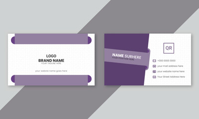 Creative business card template and visiting card design for corporate business.