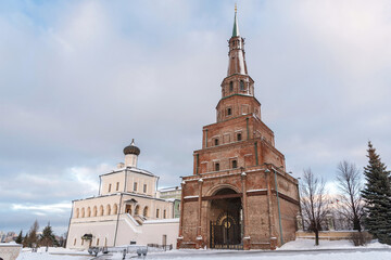 Syuyumbike tower is a symbol of the city of Kazan.