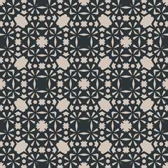 Geometric pattern. Seamless vector background. Ethnic graphic design.