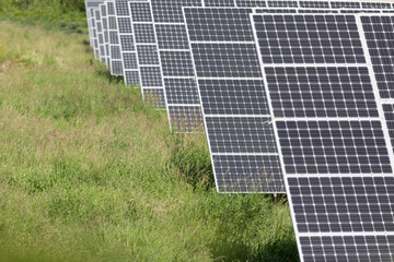 detail of solar panel