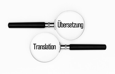 Übersetzung Translation - obrazy, fototapety, plakaty
