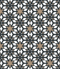 Geometric pattern. Seamless vector background. Ethnic graphic design.	