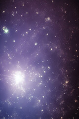Obraz premium Abstract space nebula backgrounds. IA technology