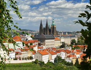 Obraz premium prague castle panorama, czech republic