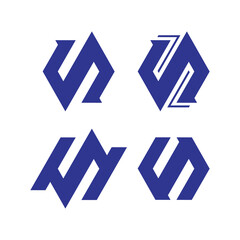 letter n for a brand logo