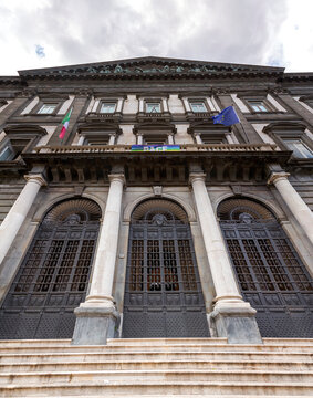 The main building of Naples Federico II University in Naples, Italy